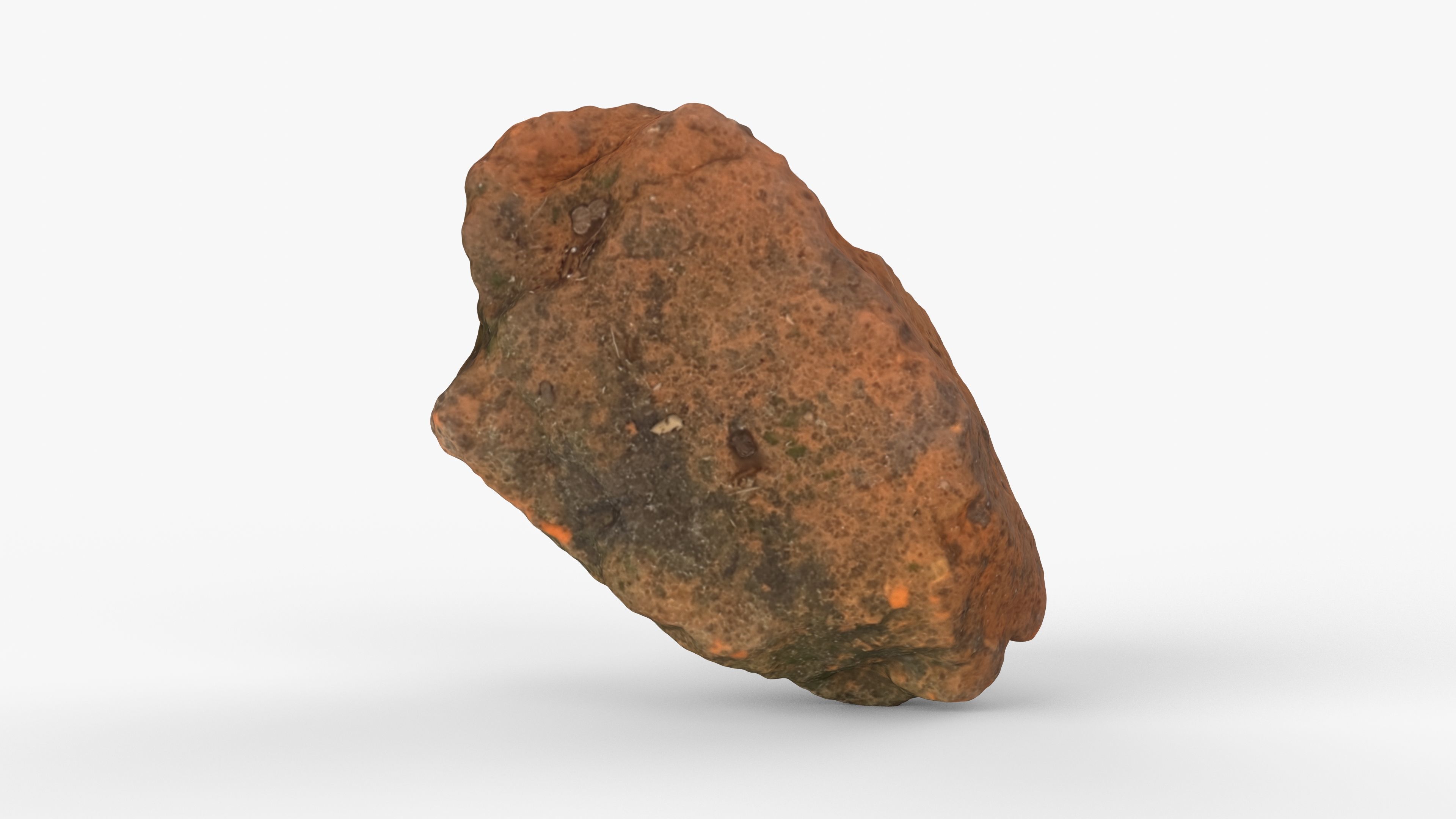 Photorealistic 3D scan of rock stone Low-poly 3D model_13