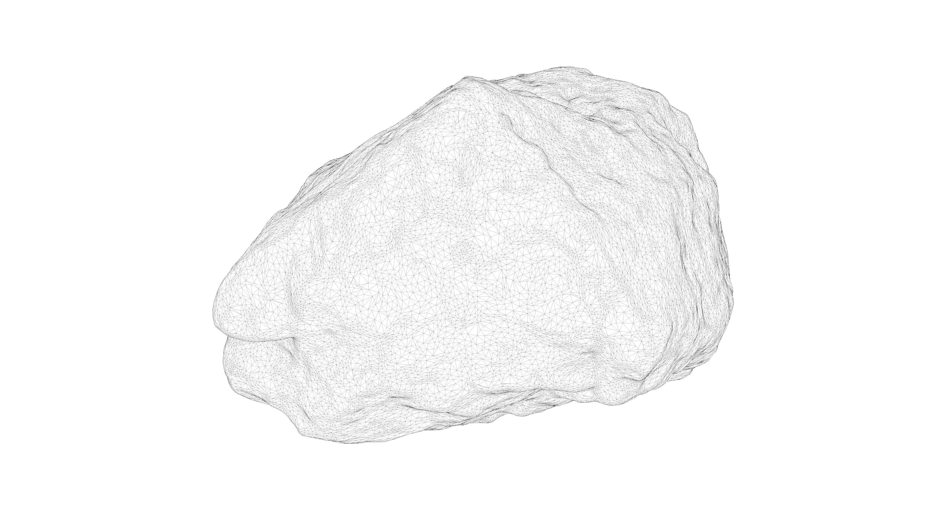Photorealistic 3D scan of rock stone Low-poly 3D model_24