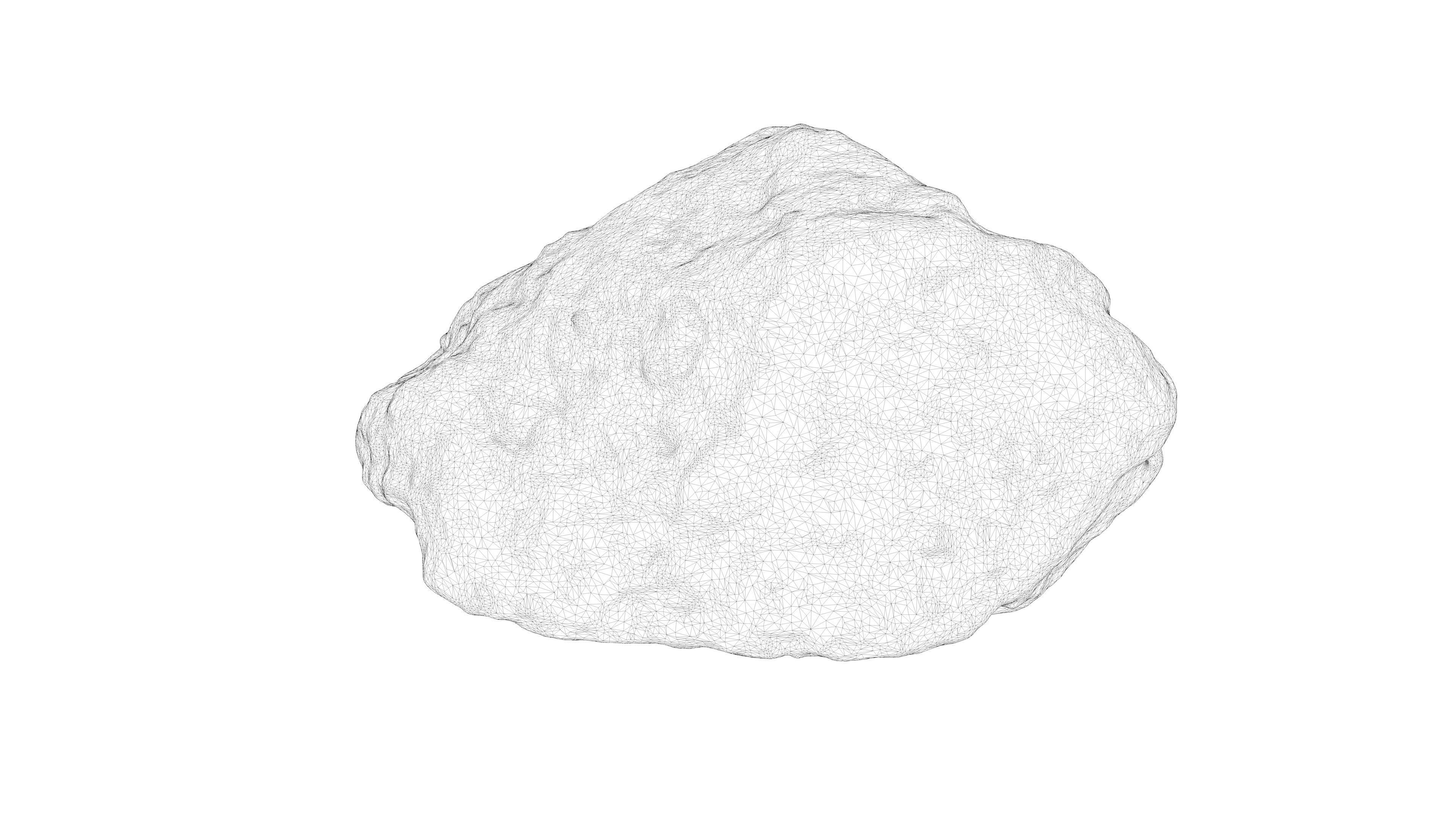 Photorealistic 3D scan of rock stone Low-poly 3D model_21