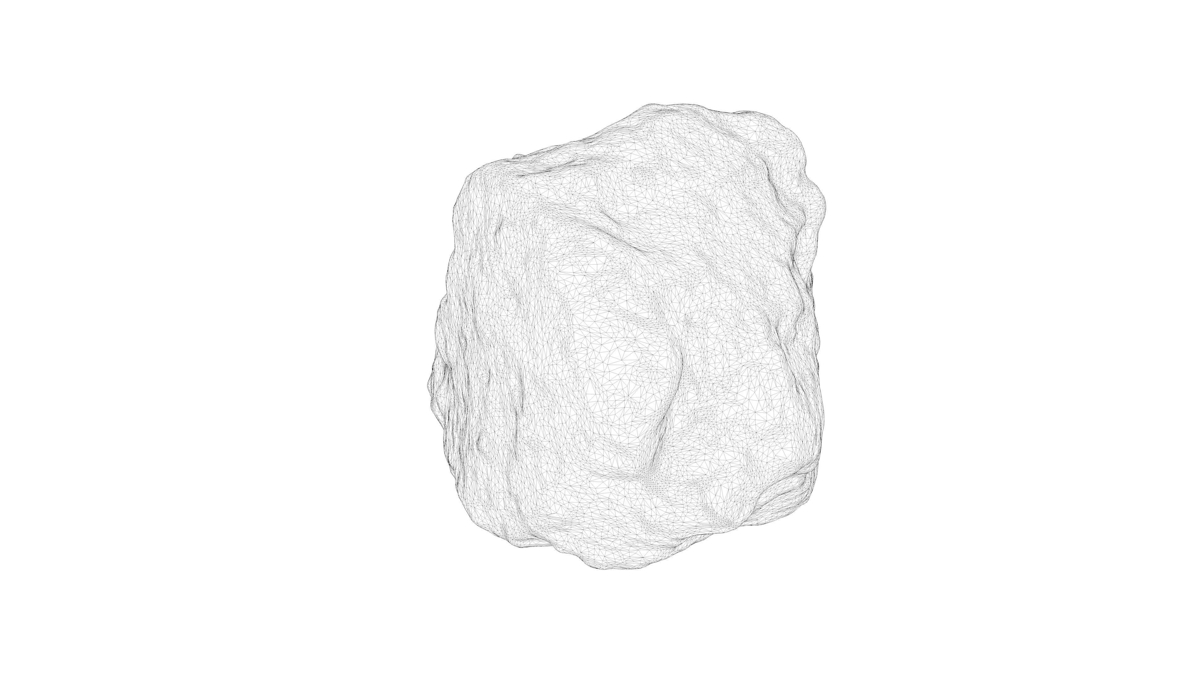 Photorealistic 3D scan of rock stone Low-poly 3D model_22