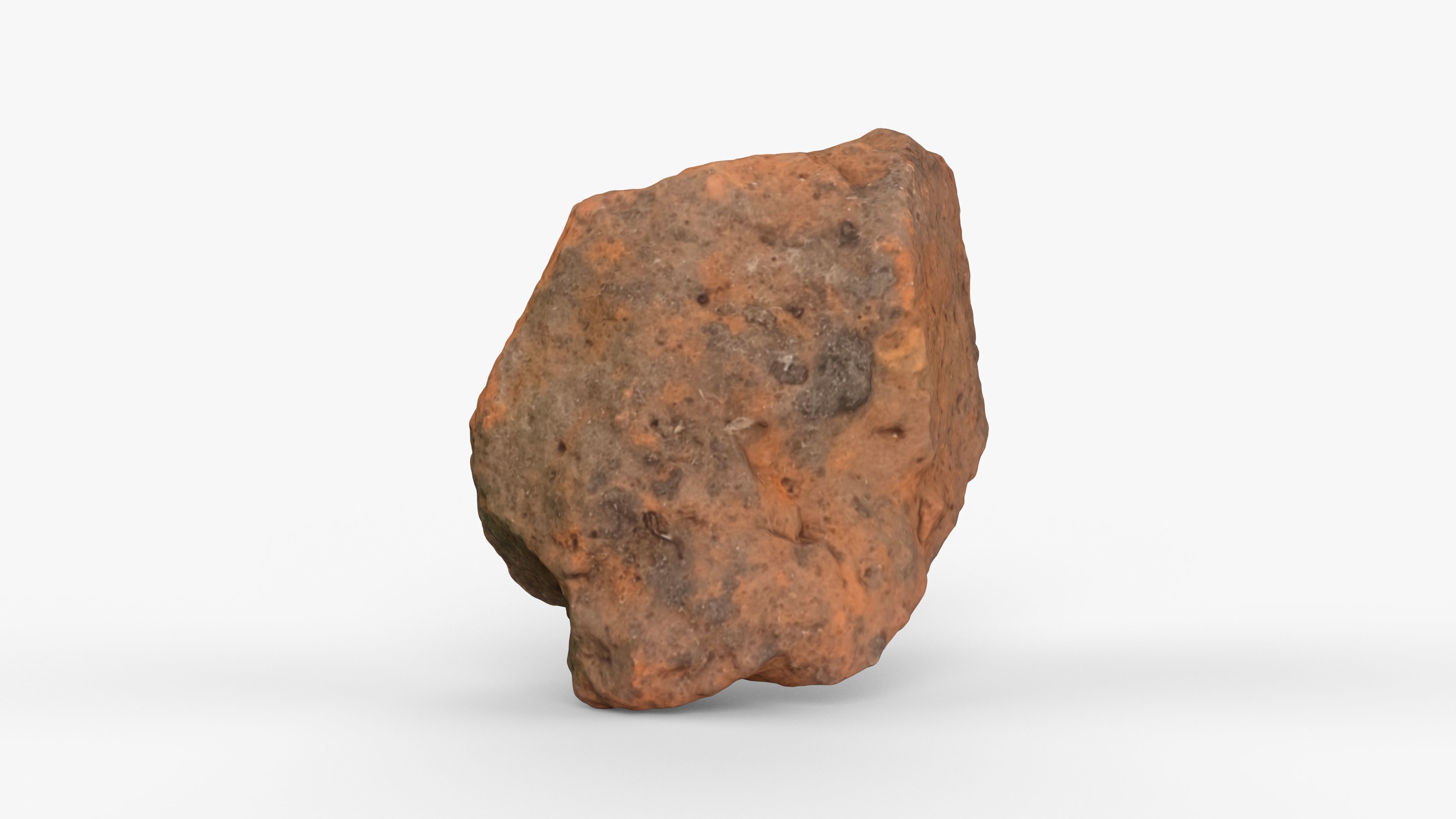 Photorealistic 3D scan of rock stone Low-poly 3D model_12