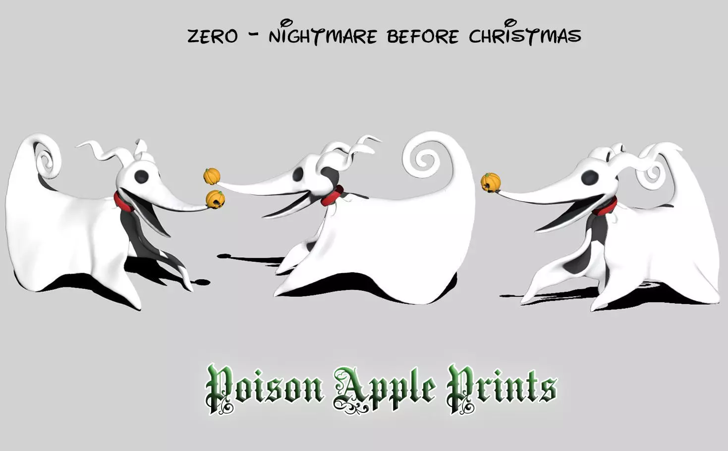 ZERO - NIGHTMARE BEFORE CHRISTMAS 3D print model_0