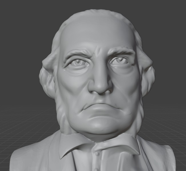 John James Audubon 3D print model_15