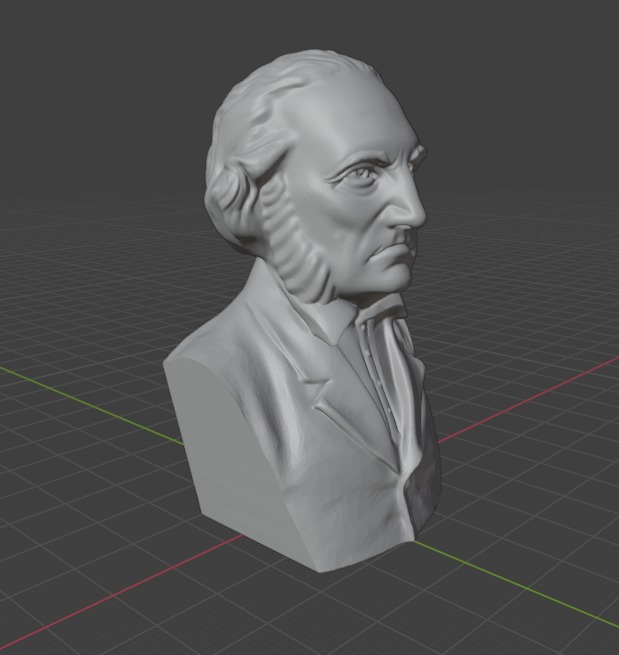 John James Audubon 3D print model_4