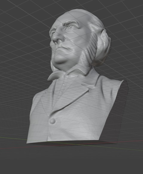 John James Audubon 3D print model_10