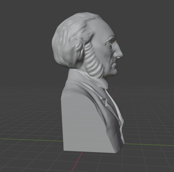 John James Audubon 3D print model_12