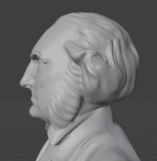 John James Audubon 3D print model_13