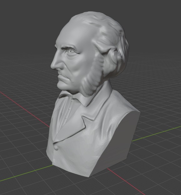 John James Audubon 3D print model_8