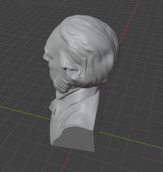 John James Audubon 3D print model_17