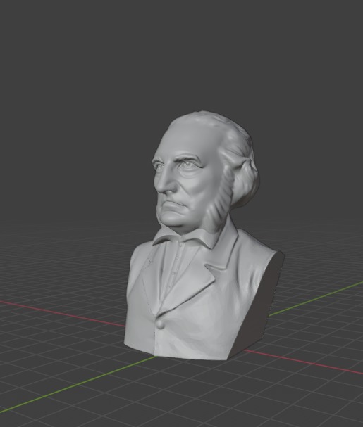 John James Audubon 3D print model_14