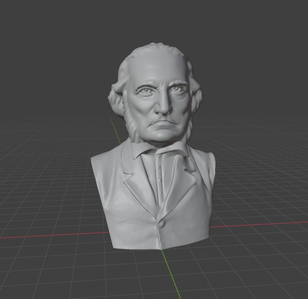 John James Audubon 3D print model_2
