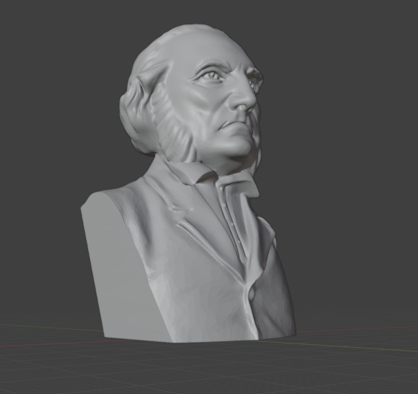 John James Audubon 3D print model_7