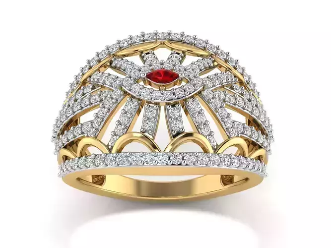 Women Ring  Render 3dm STL OBJ FBX Details