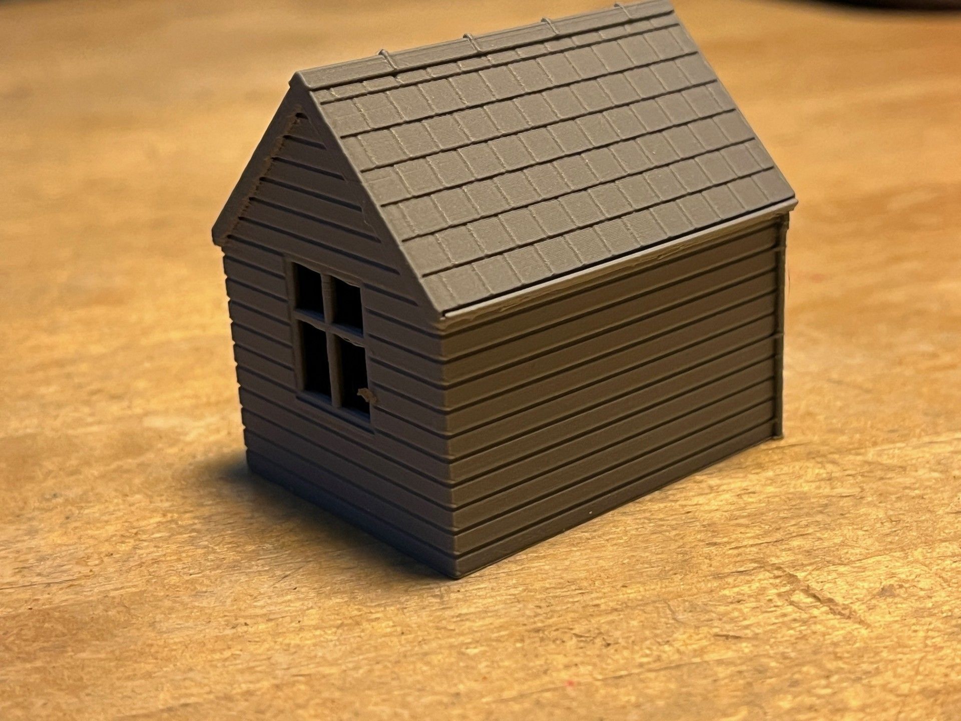Model Railway Lineside Wooden Hut 2 3D print model_10