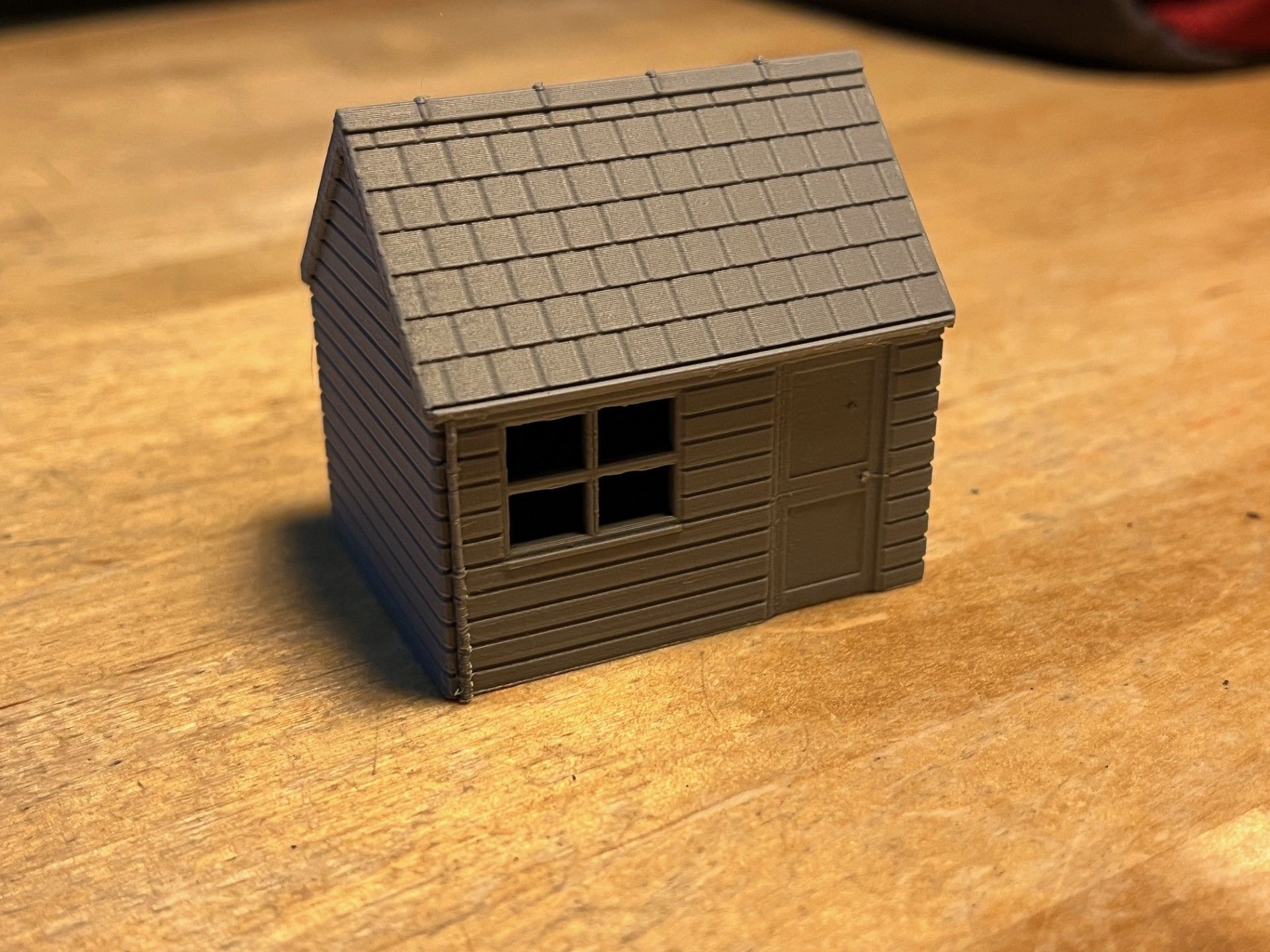 Model Railway Lineside Wooden Hut 2 3D print model_1
