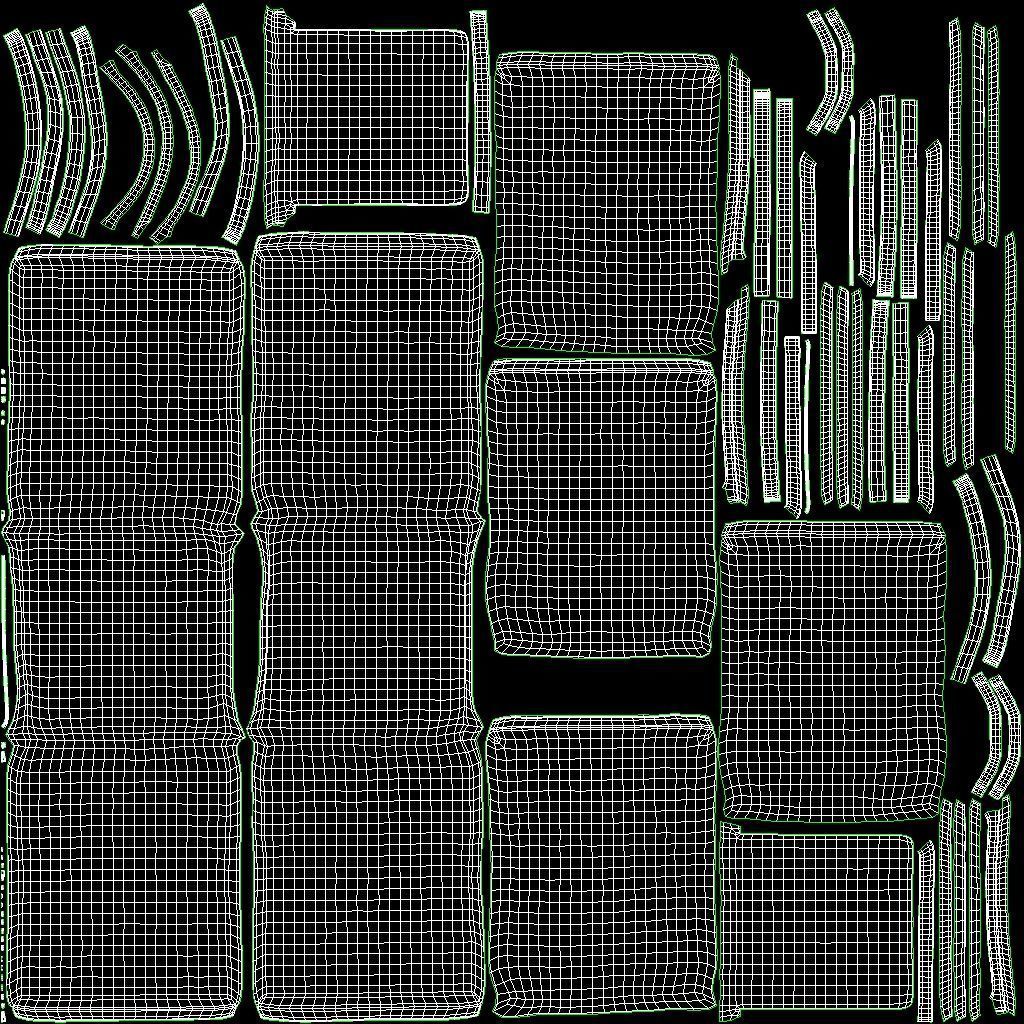 Heavy Duty Bag 2 colors Low-poly 3D model_13