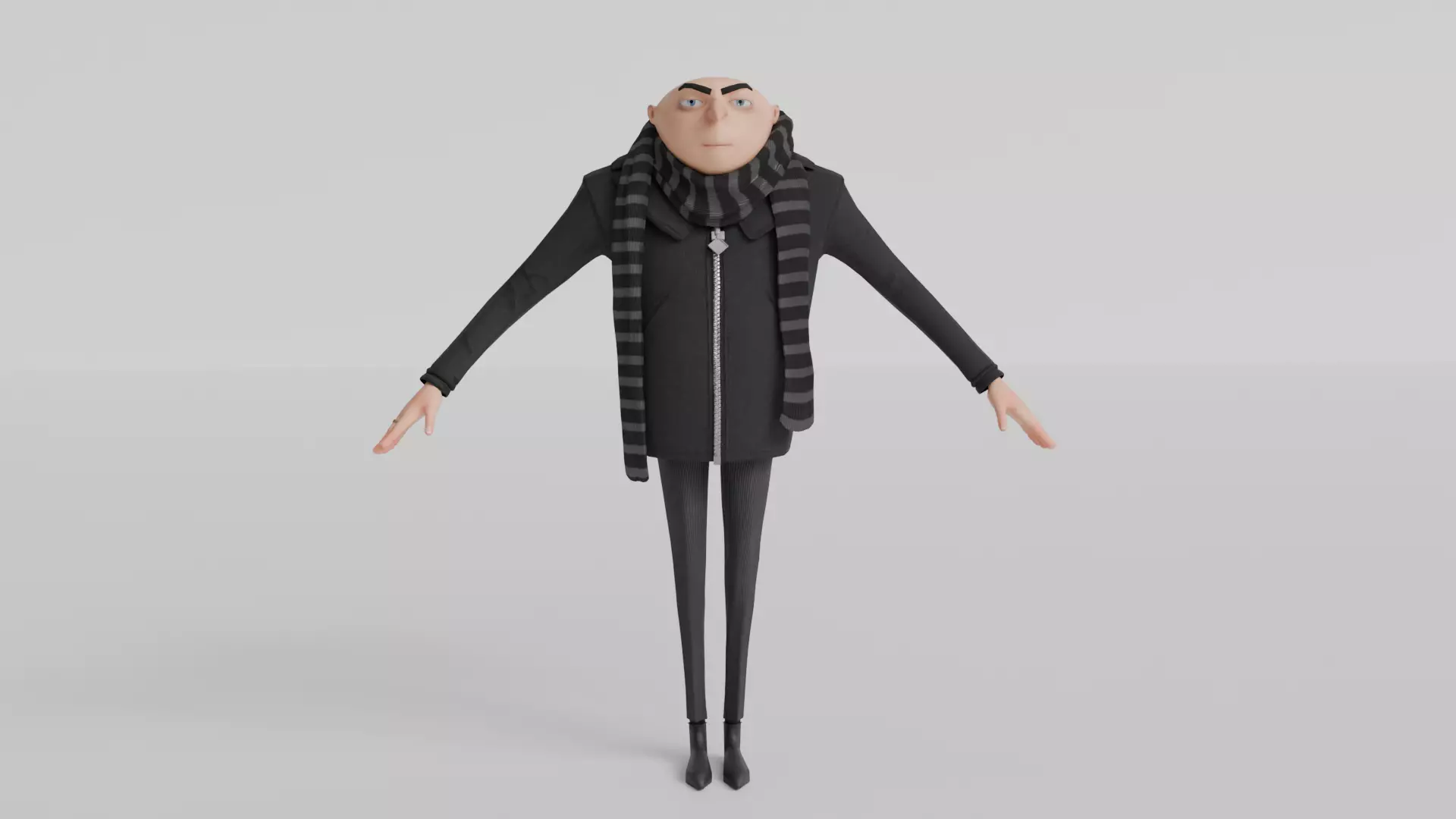 Gru 3D Model  Low-poly 3D model_0