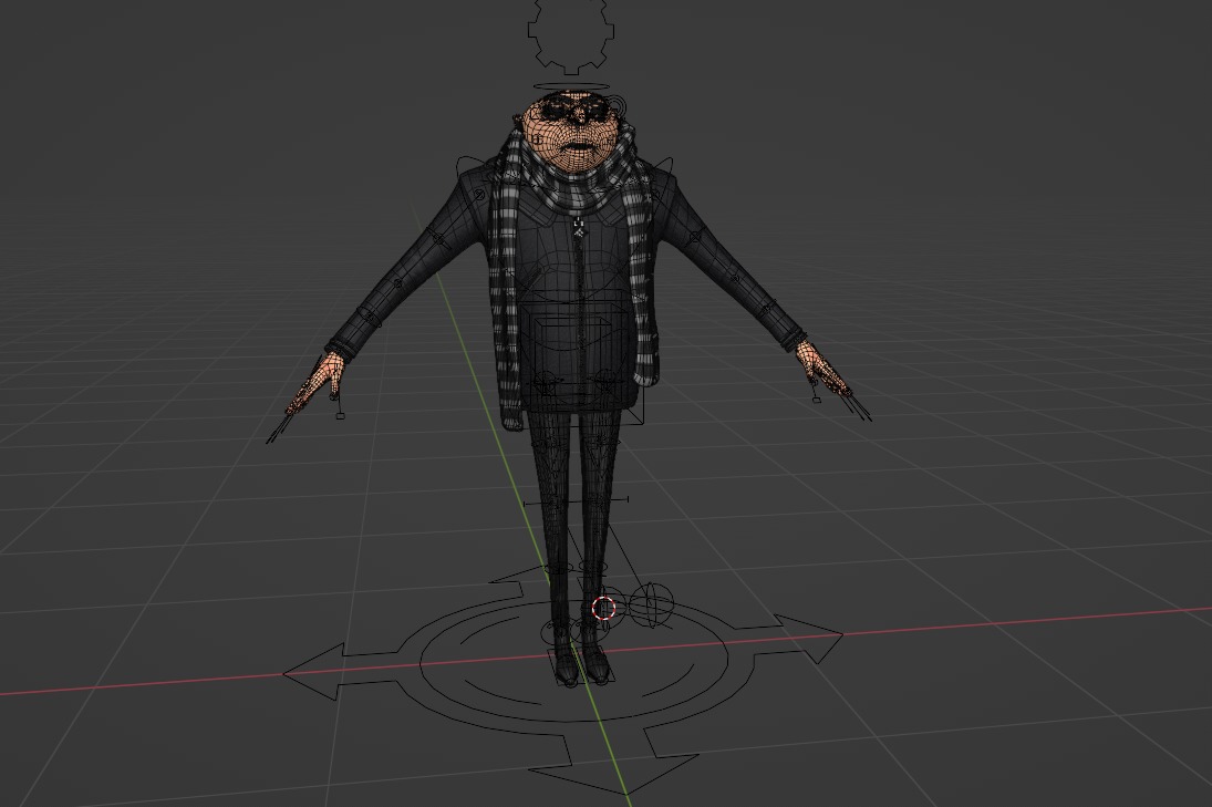 Gru 3D Model  Low-poly 3D model_2