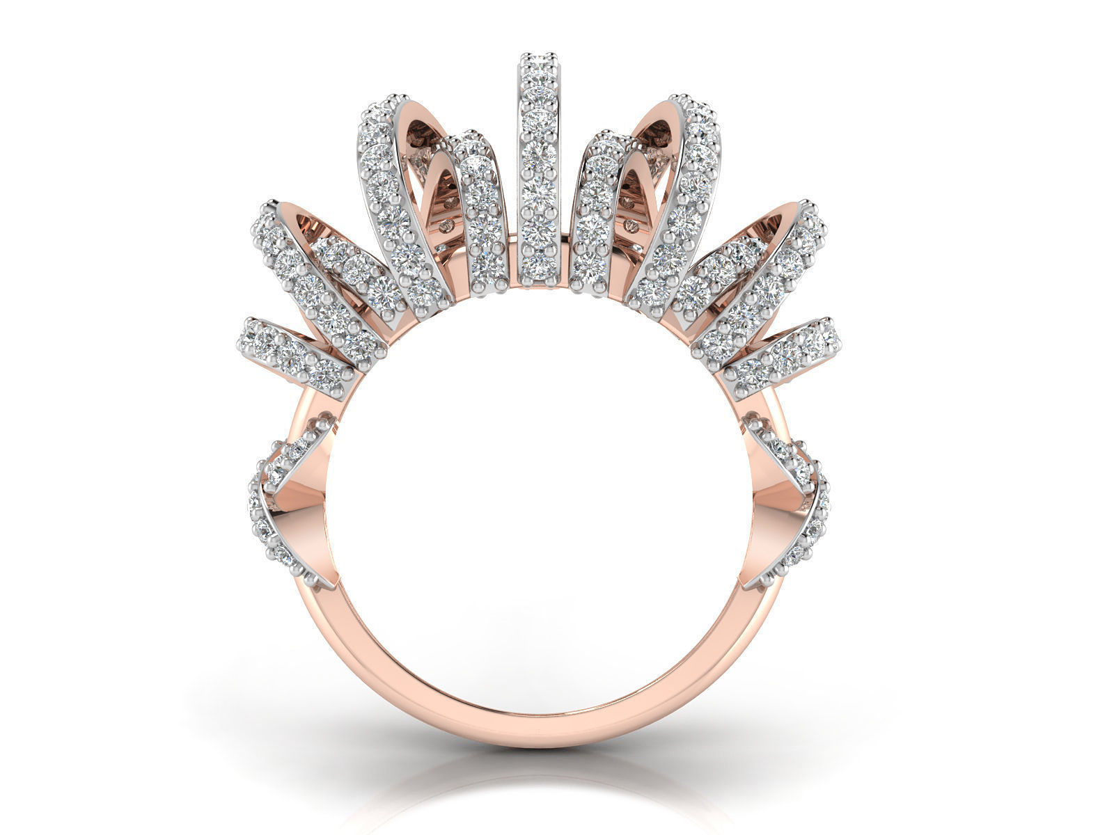 Women Ring  Render 3dm STL OBJ FBX Details 3D print model_4