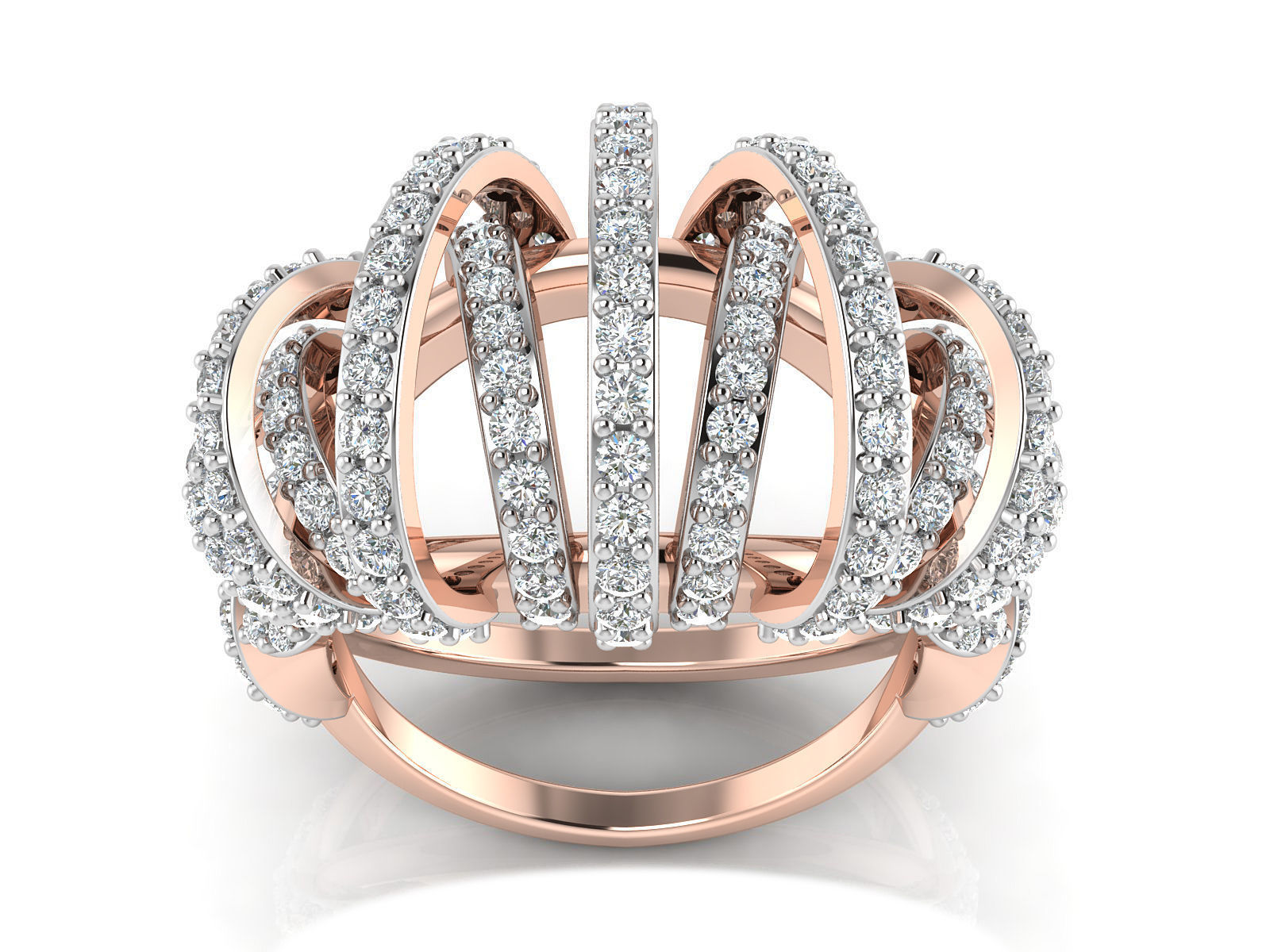 Women Ring  Render 3dm STL OBJ FBX Details 3D print model_1