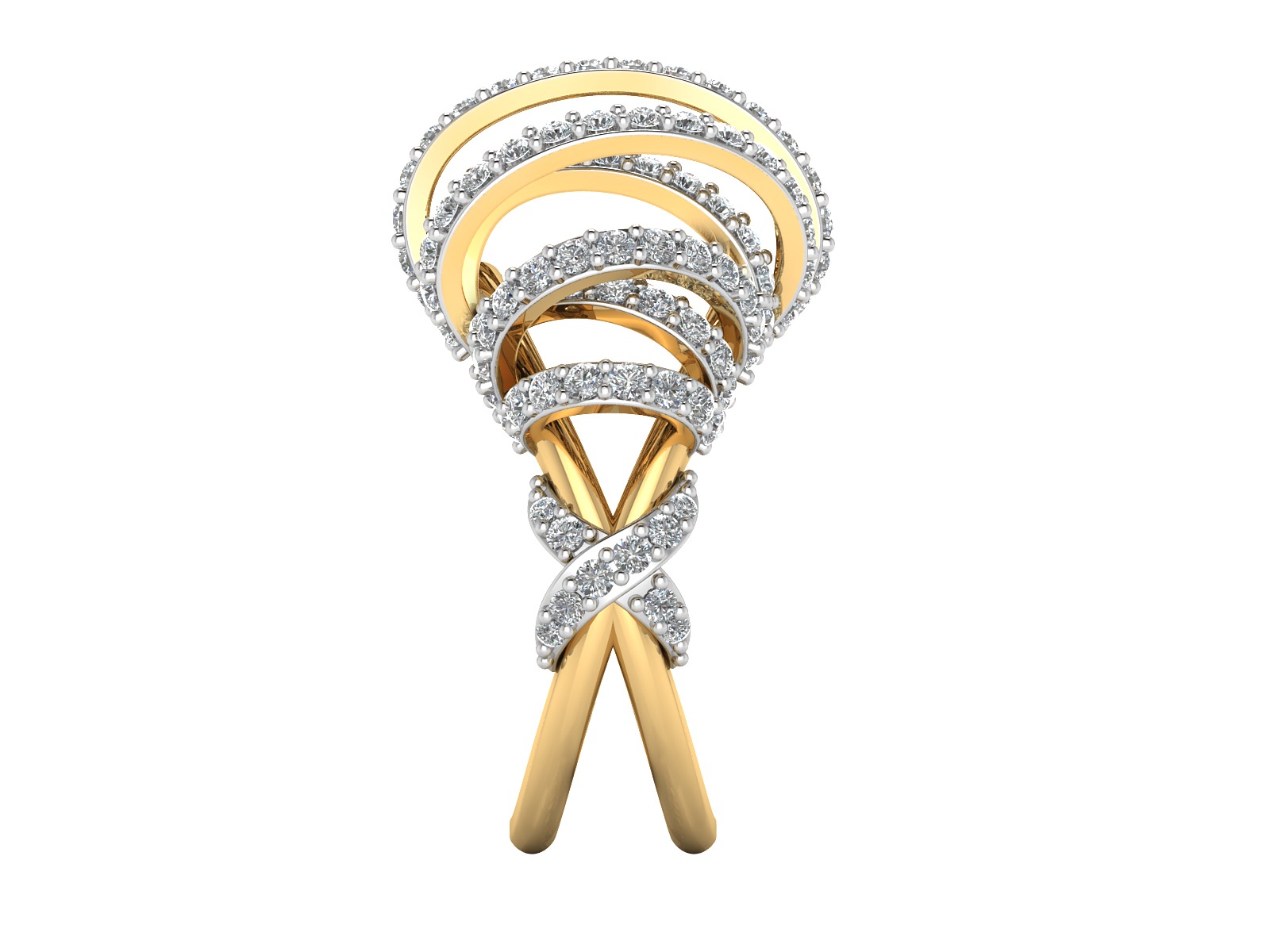 Women Ring  Render 3dm STL OBJ FBX Details 3D print model_11