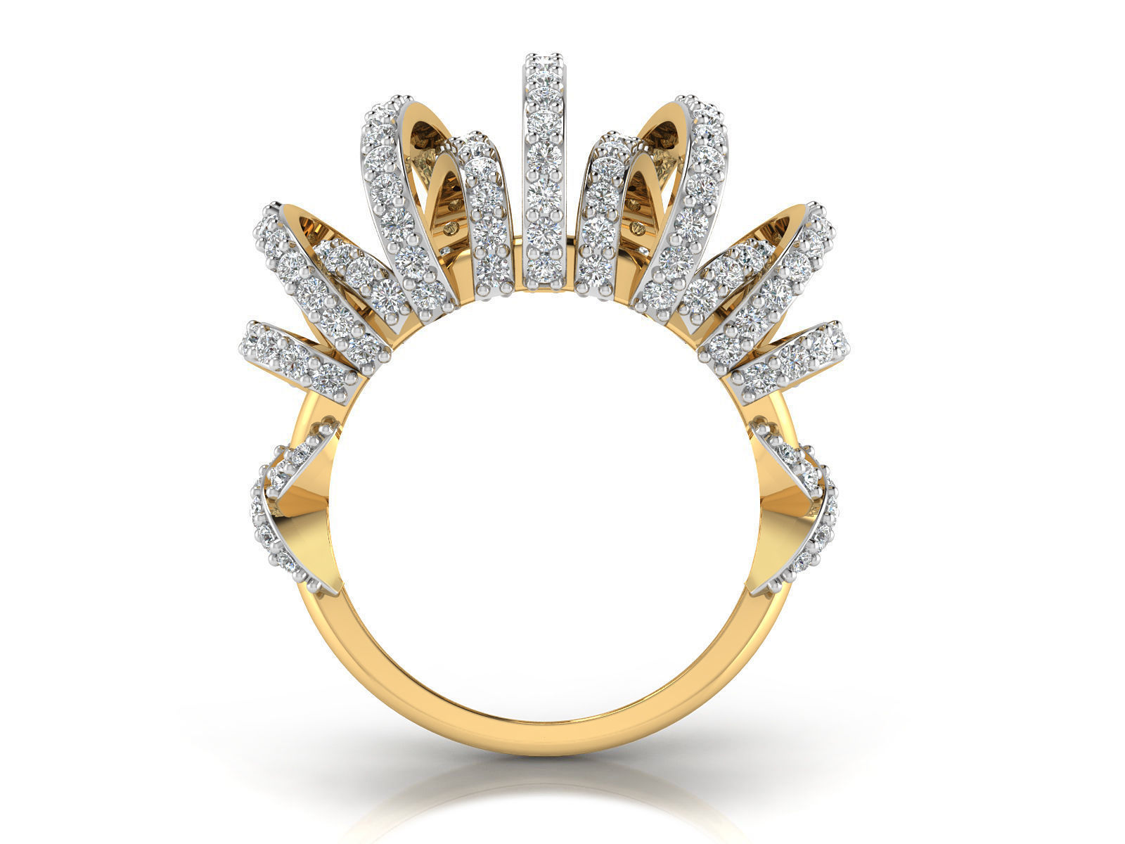 Women Ring  Render 3dm STL OBJ FBX Details 3D print model_6