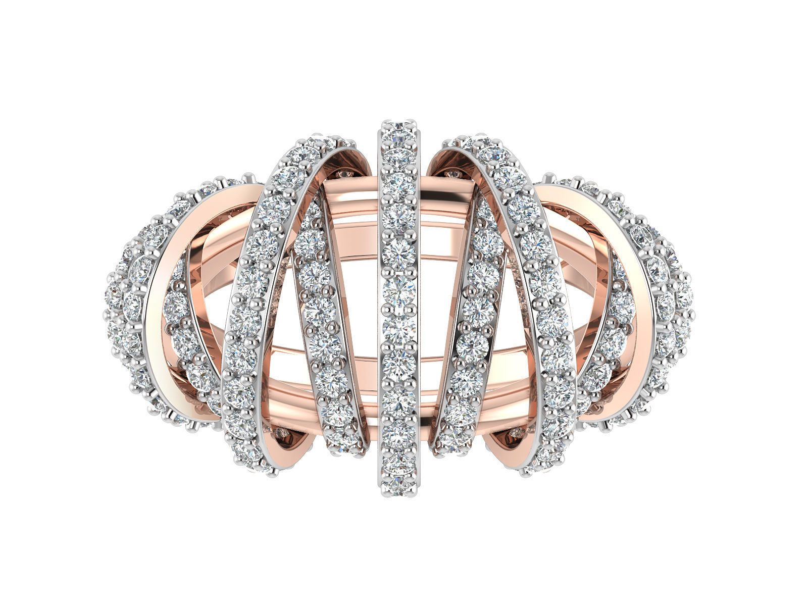 Women Ring  Render 3dm STL OBJ FBX Details 3D print model_12