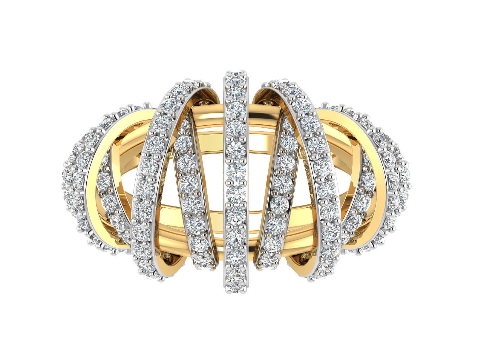 Women Ring  Render 3dm STL OBJ FBX Details 3D print model_14