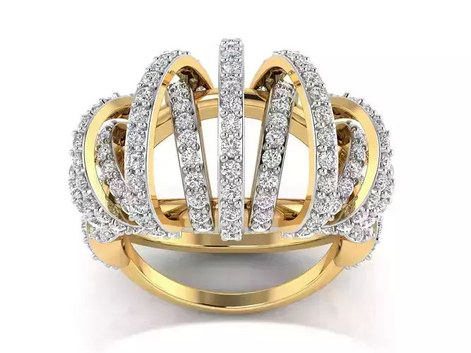 Women Ring  Render 3dm STL OBJ FBX Details 3D print model