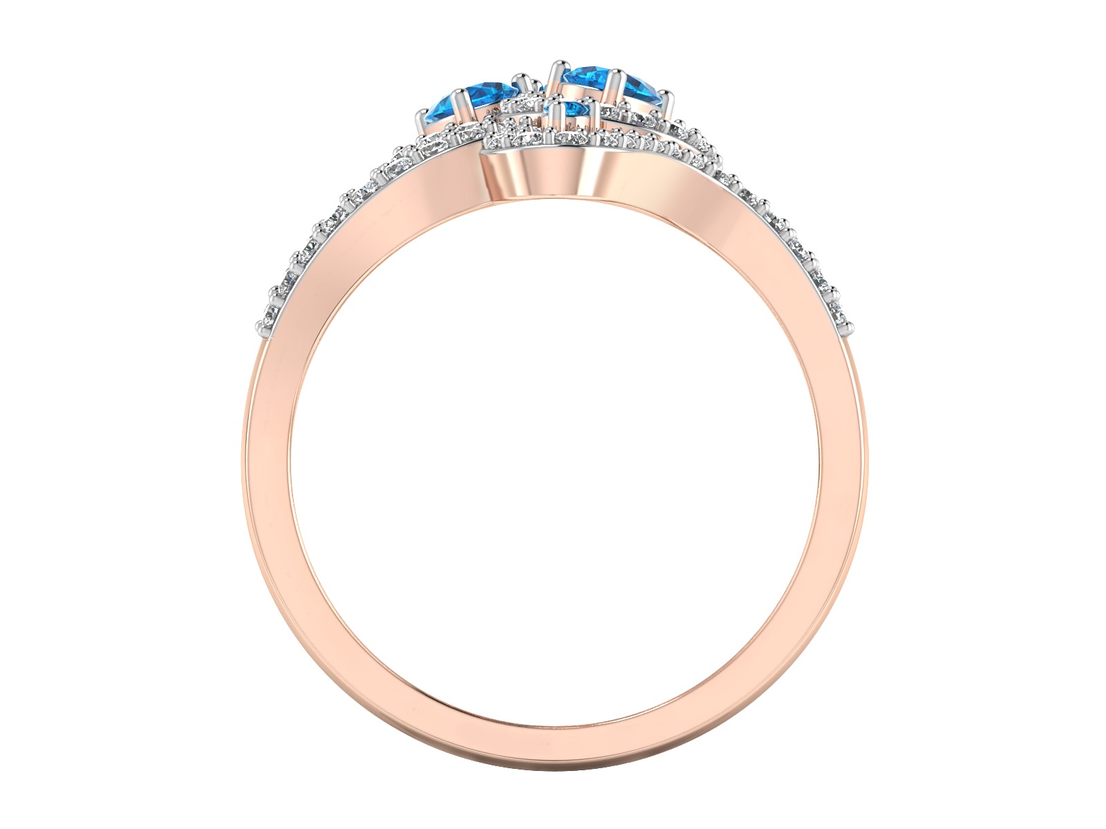 Women Ring  Render 3dm STL OBJ FBX Details 3D print model_4