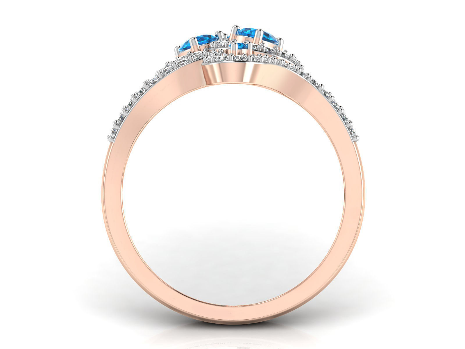 Women Ring  Render 3dm STL OBJ FBX Details 3D print model_3