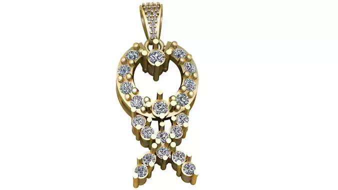 RADIANT RHYTHM PENDANT 3D PRINTABLE MODEL