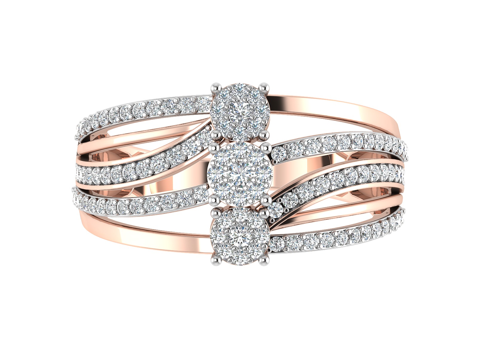 Women Ring  Render 3dm STL OBJ FBX Details 3D print model_13