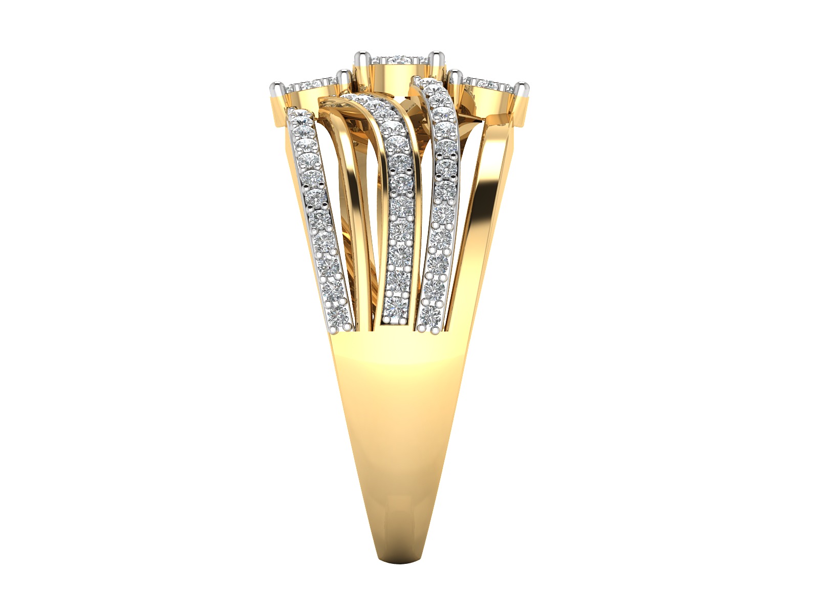 Women Ring  Render 3dm STL OBJ FBX Details 3D print model_11