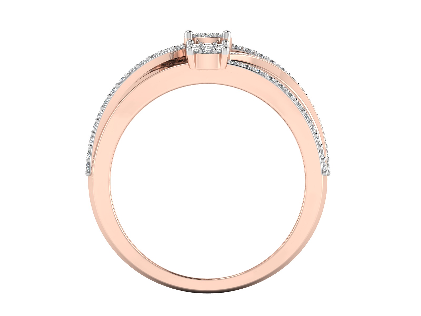 Women Ring  Render 3dm STL OBJ FBX Details 3D print model_5