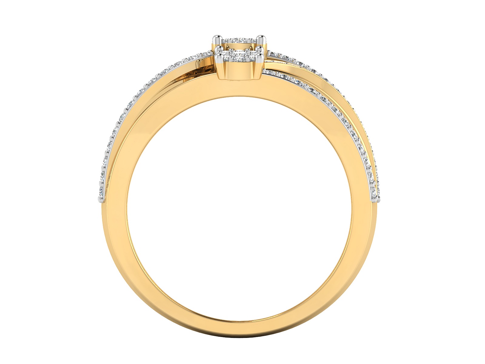 Women Ring  Render 3dm STL OBJ FBX Details 3D print model_7