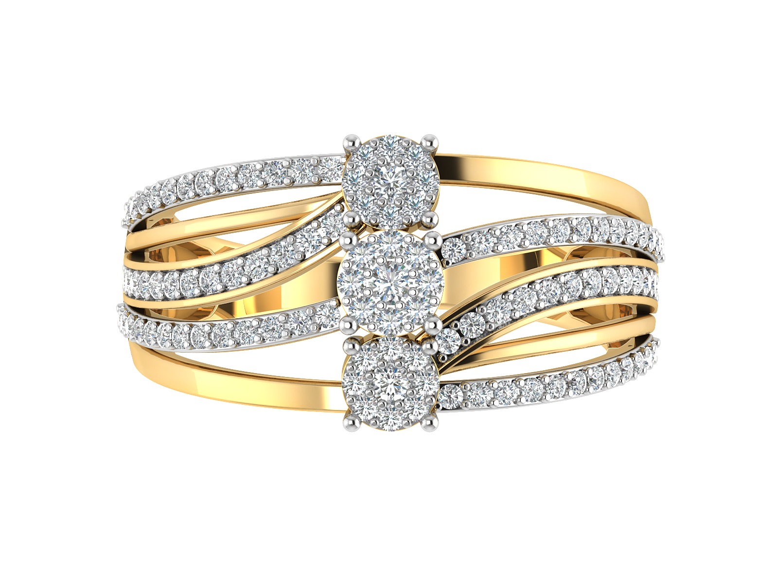 Women Ring  Render 3dm STL OBJ FBX Details 3D print model_15