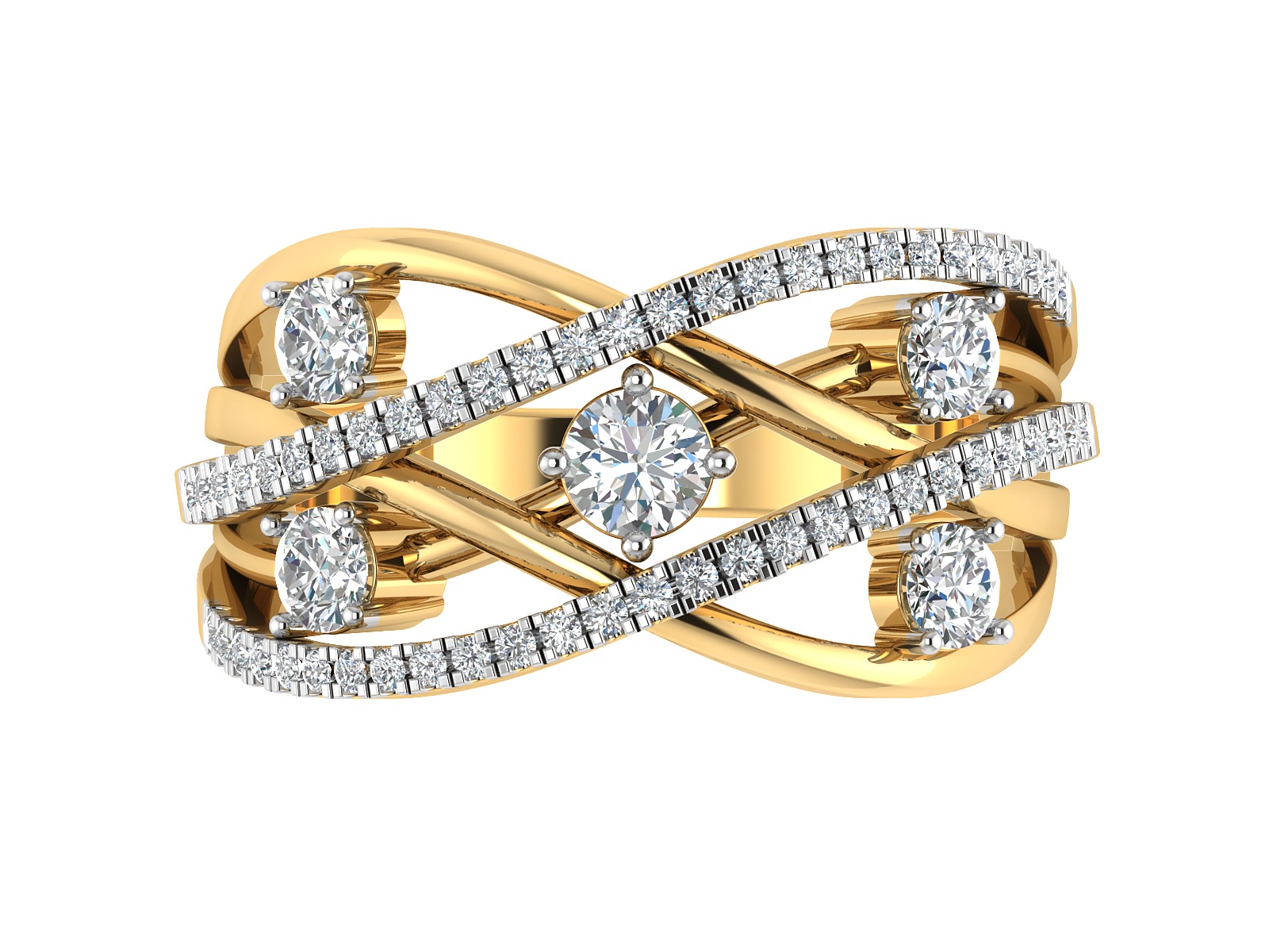 Women Ring  Render 3dm STL OBJ FBX Details 3D print model_15