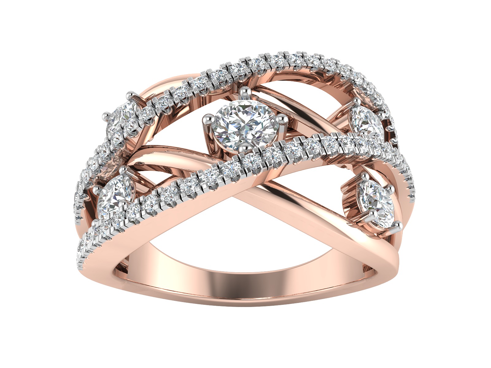 Women Ring  Render 3dm STL OBJ FBX Details 3D print model_2