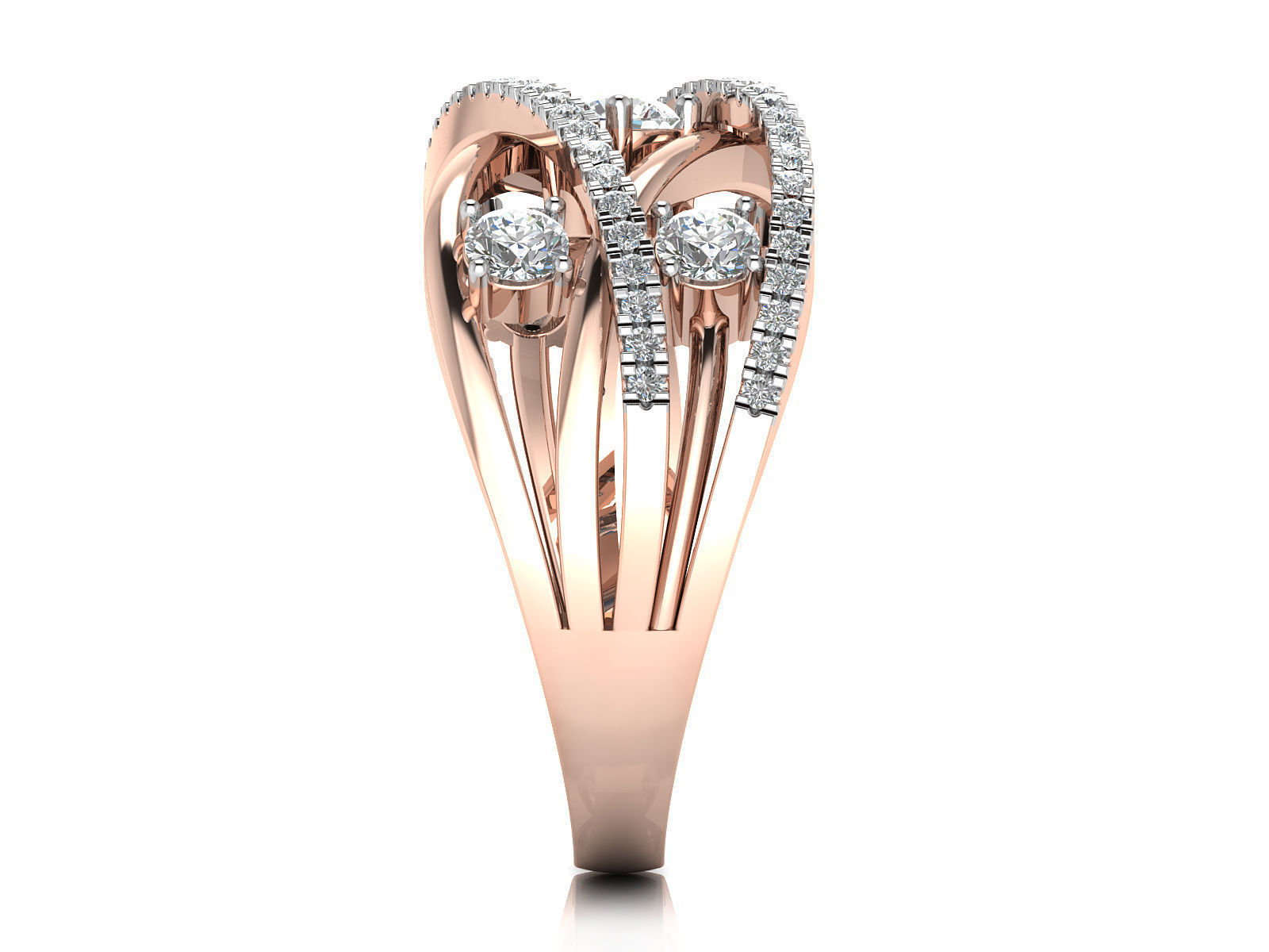 Women Ring  Render 3dm STL OBJ FBX Details 3D print model_8