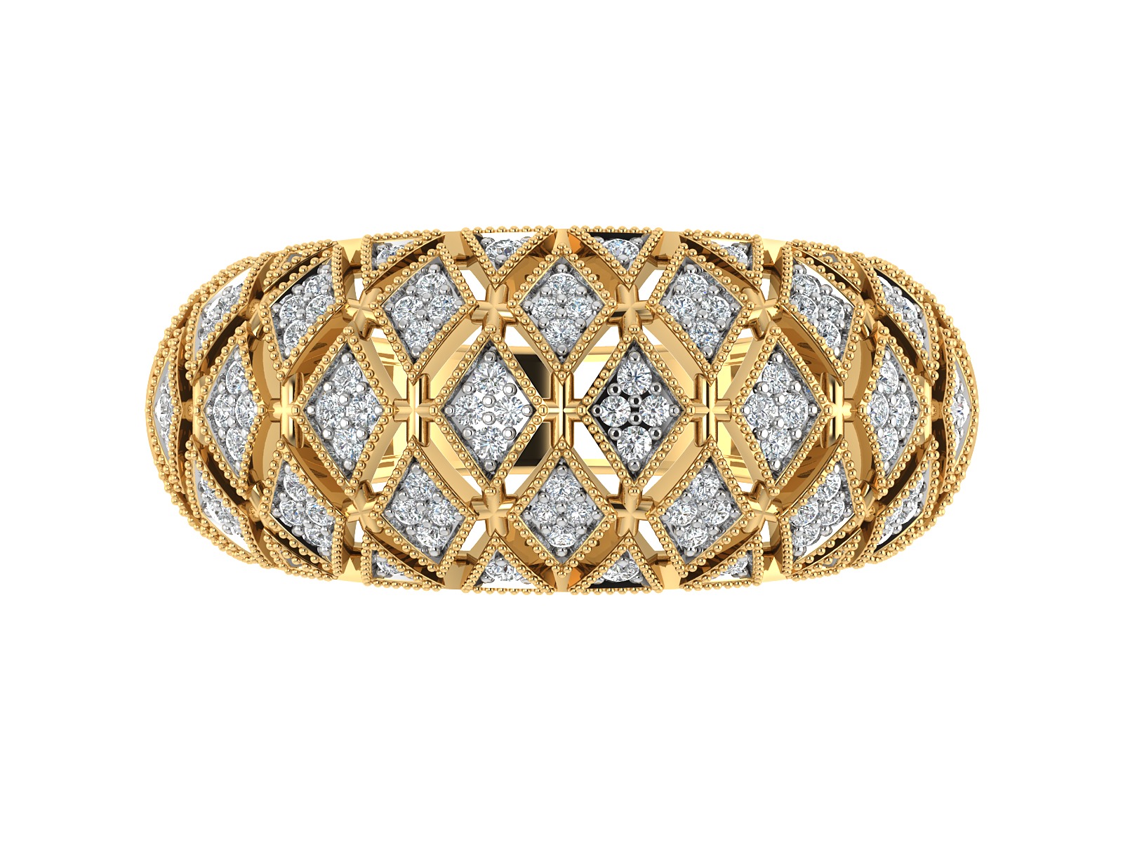 Women Ring  Render 3dm STL OBJ FBX Details 3D print model_15