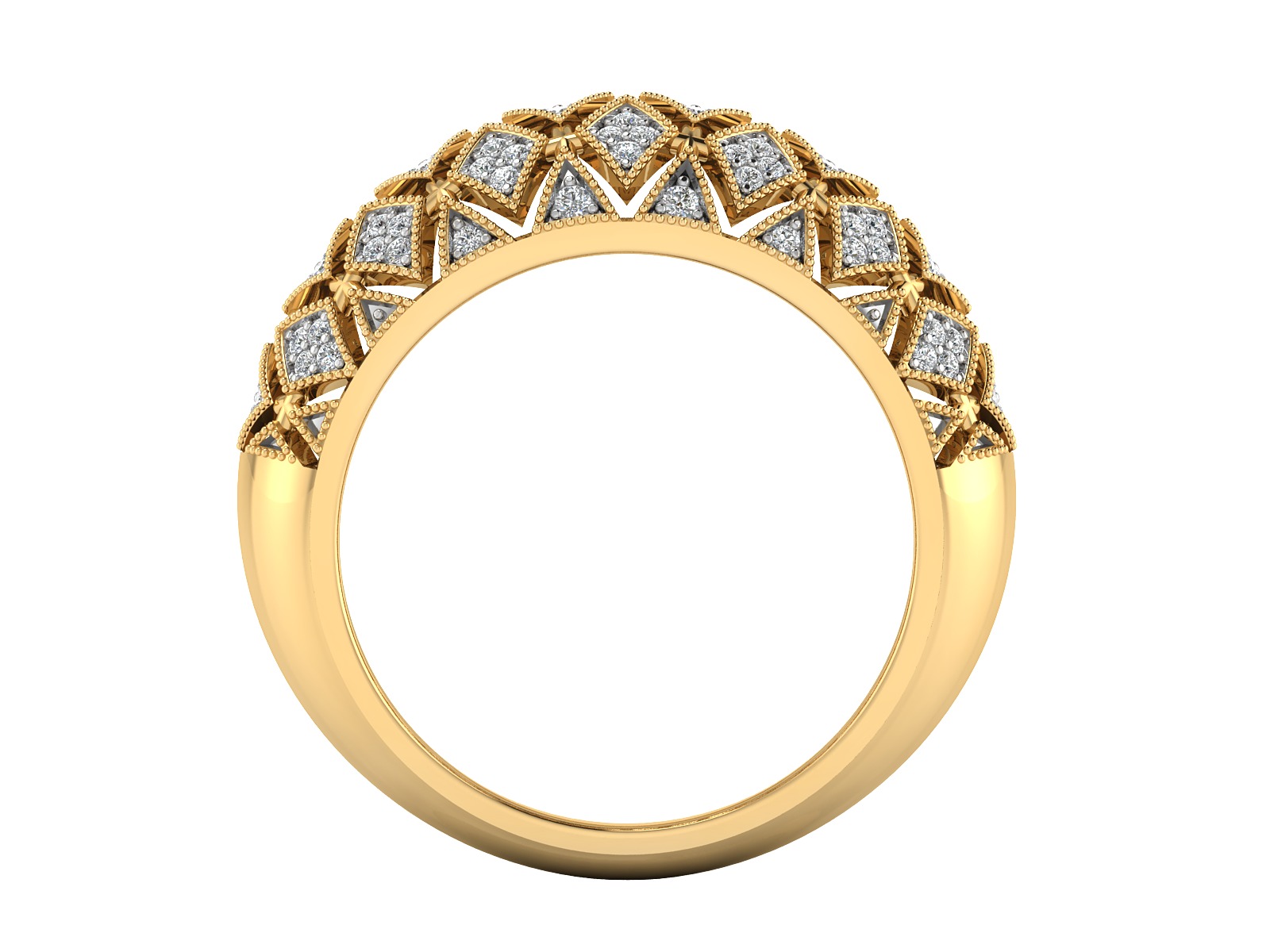 Women Ring  Render 3dm STL OBJ FBX Details 3D print model_7