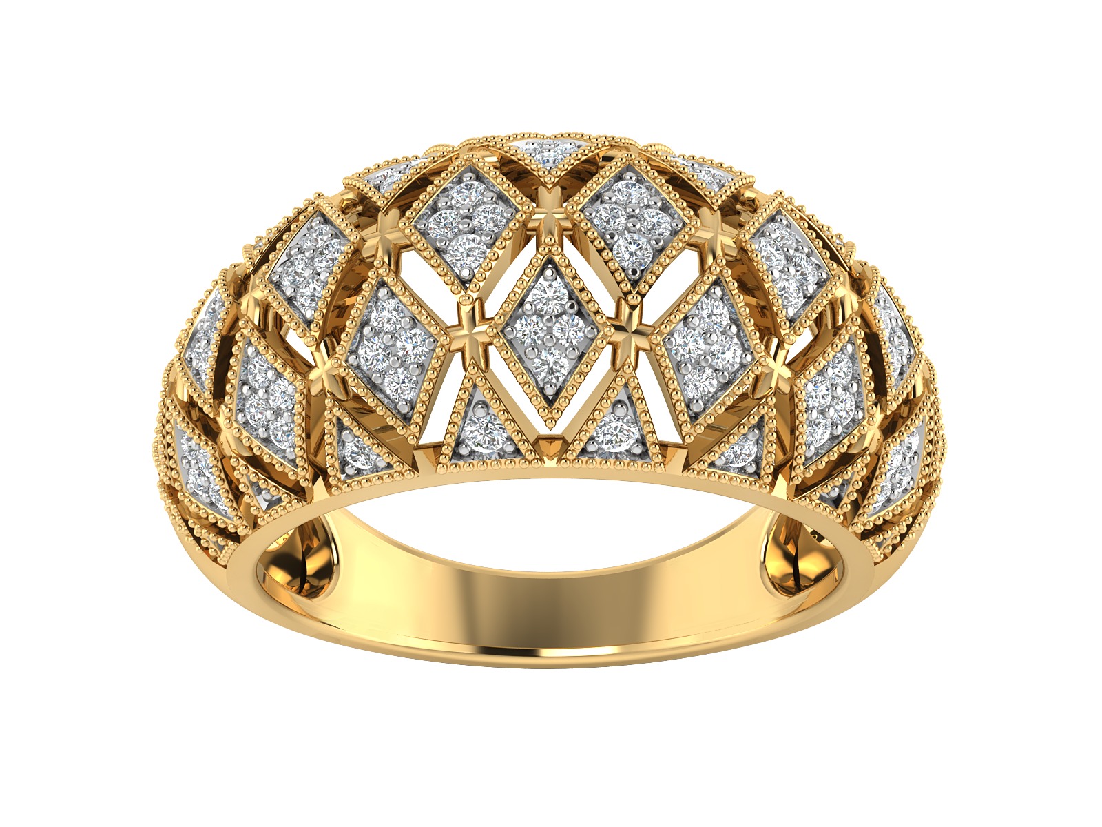 Women Ring  Render 3dm STL OBJ FBX Details 3D print model_3