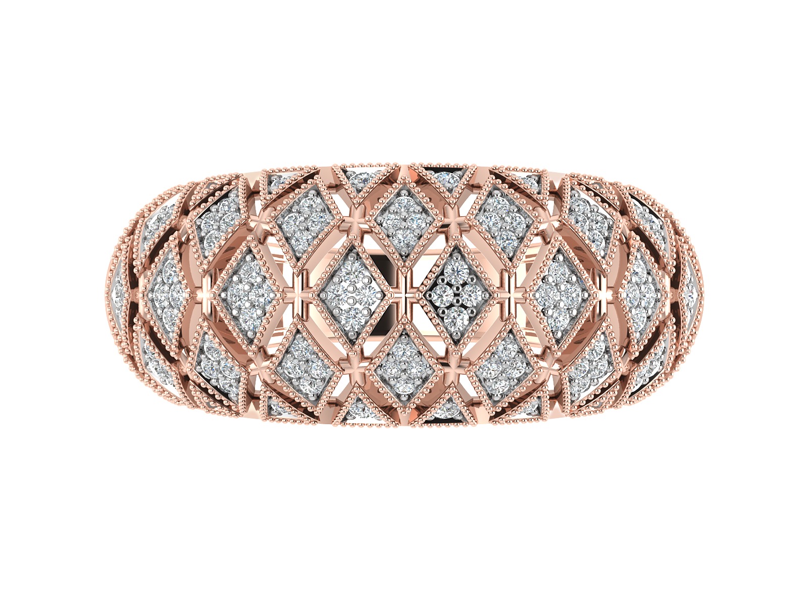 Women Ring  Render 3dm STL OBJ FBX Details 3D print model_13