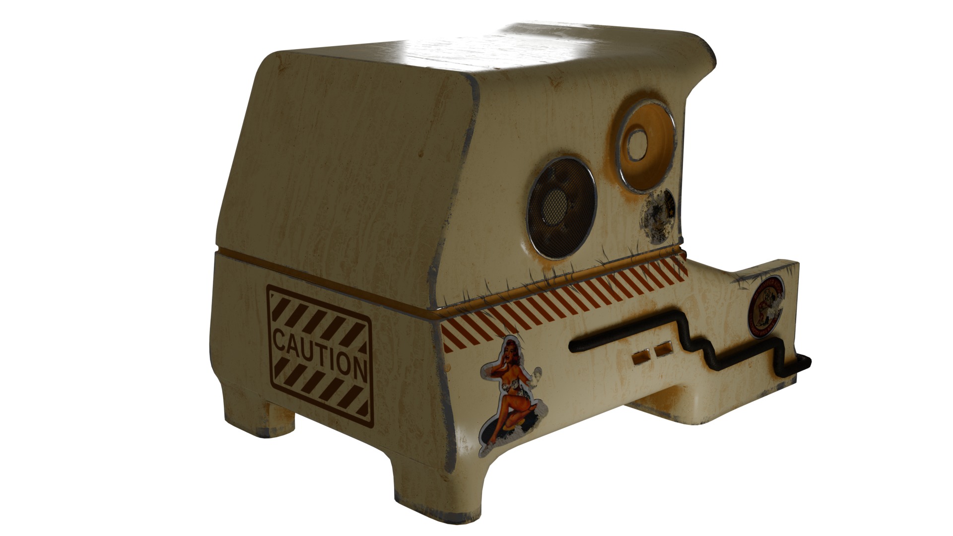 TheValley - Retro Computer 3D model_5