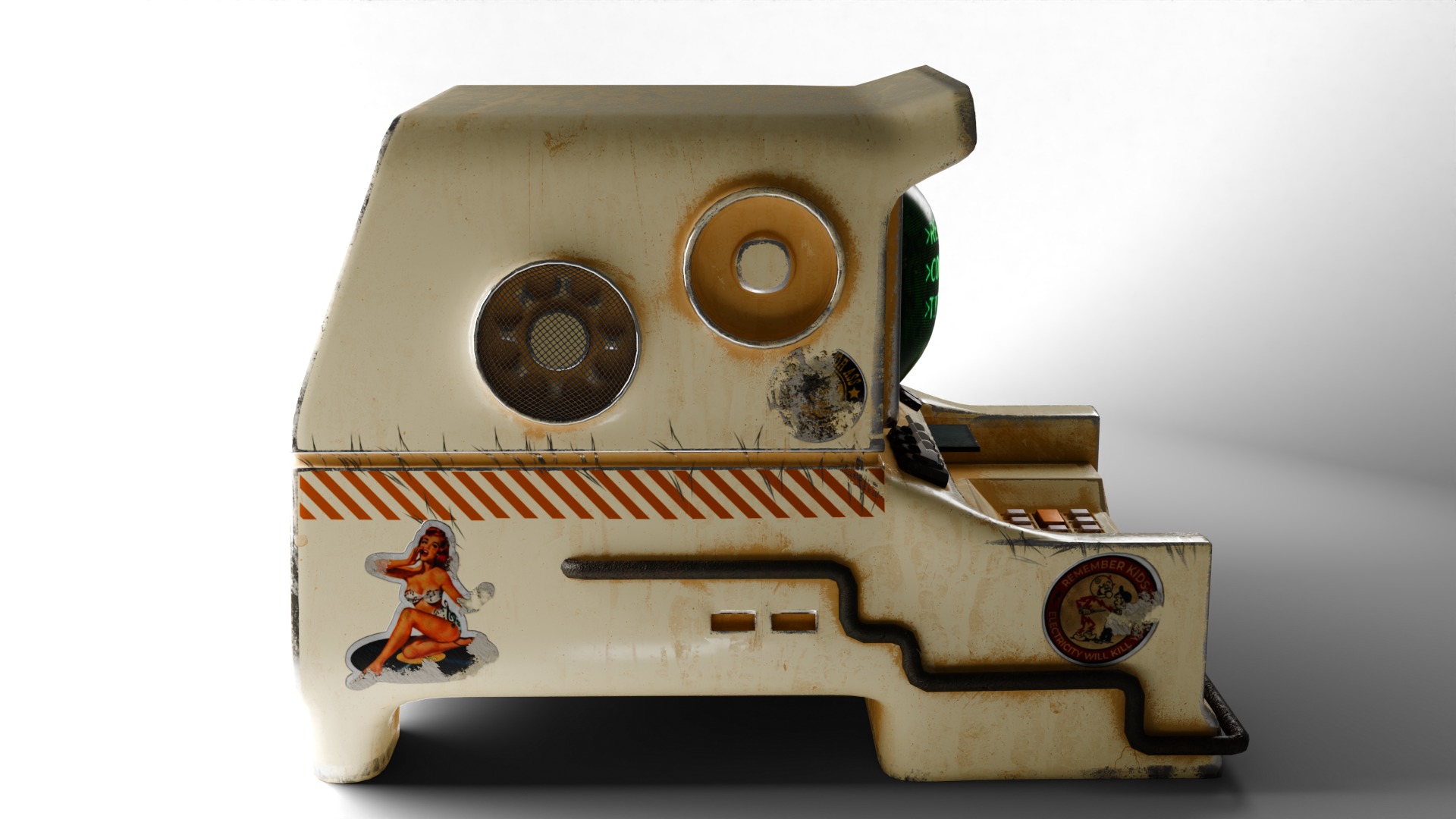 TheValley - Retro Computer 3D model_4