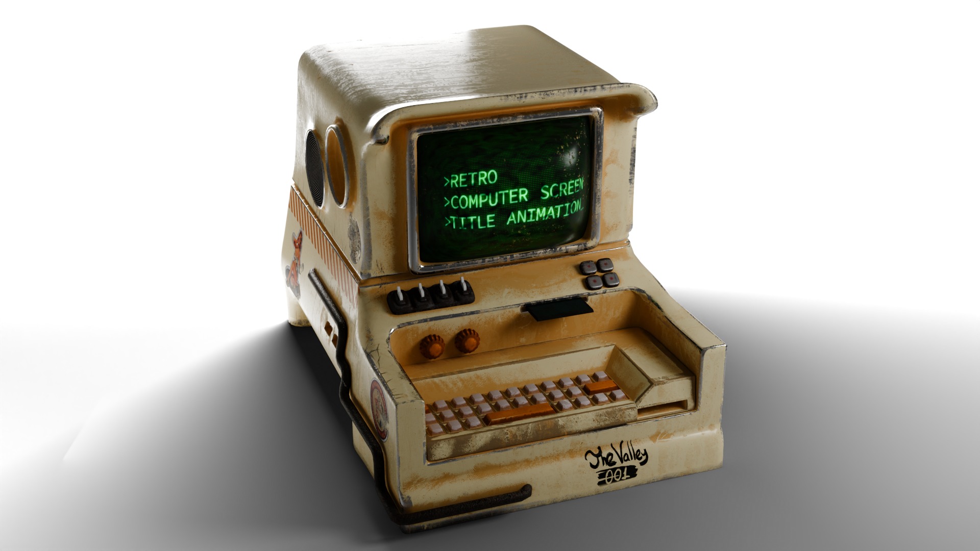 TheValley - Retro Computer 3D model_6