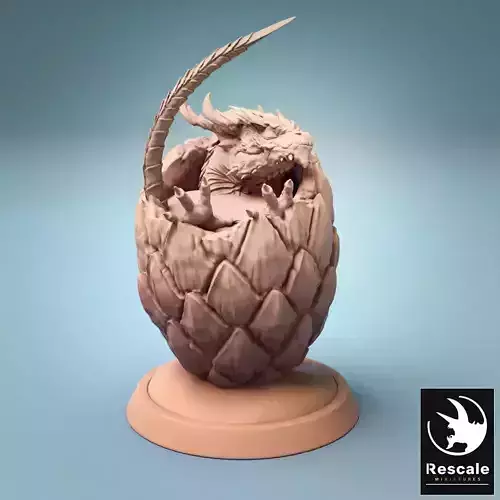 Baby Dragon Egg 3D print model