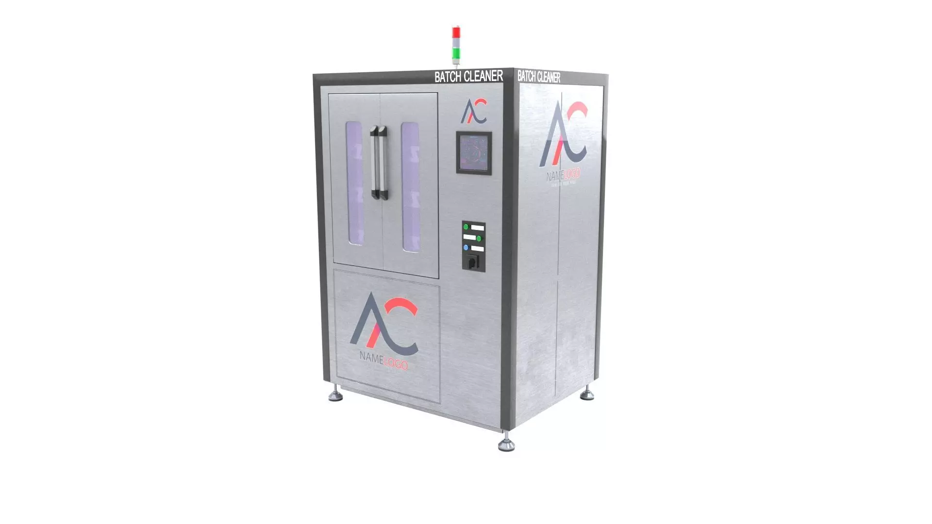 Industrial PCB Batch Cleaner Machine - Printed Circuit Boards  3D model_0