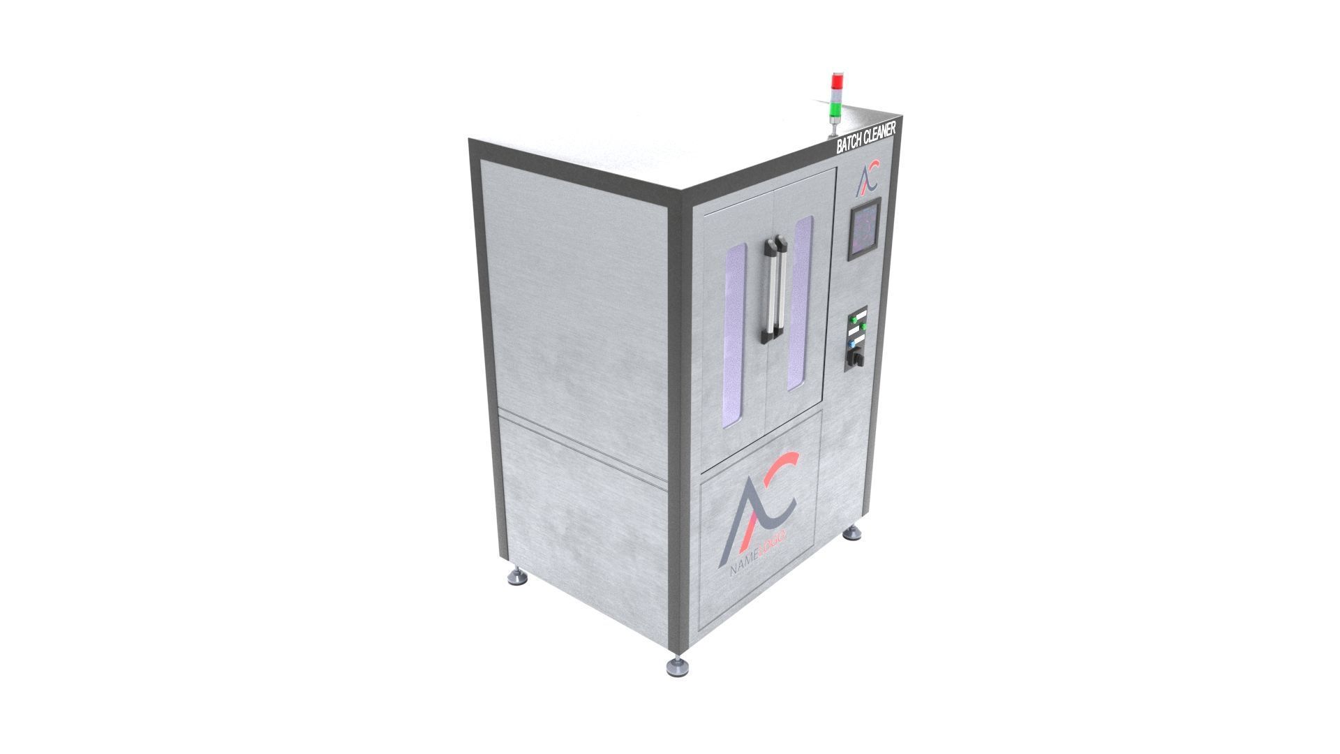 Industrial PCB Batch Cleaner Machine - Printed Circuit Boards  3D model_8